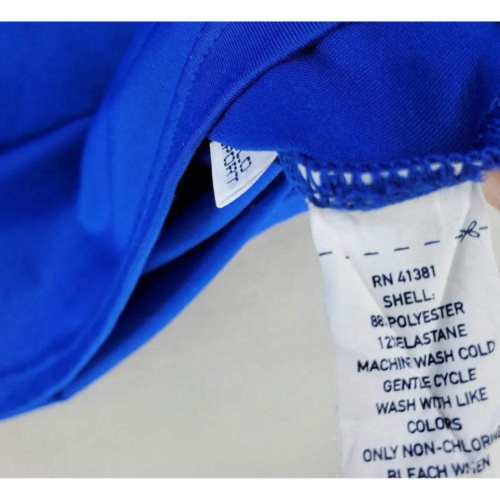 Polo Sport Ralph Lauren Performance‎ Pullover Mens XL Blue 1/4 Zip Golf Stretch